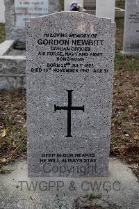 Hong Kong Cemetery - Newbitt, Gordon